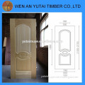 2015 new product design golden silk teak hdf exterior door skin